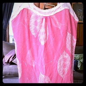 Pink and floral camisole